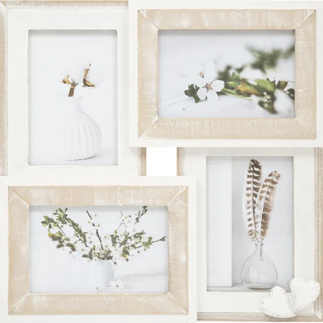 Atmosphera Créateur d'intérieur® Fotolijst voor 4 foto's PAULO Beige