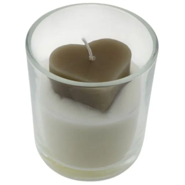 Home socie Home Society Hart Kaars in Geschenkverpakking Taupe