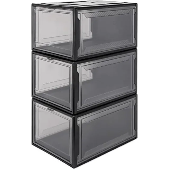 Solacis Schoenen Opbergsysteem - Schoenen Organizer - Schoenenbox - Schoenen Opbergen - Must Have In Huis! Zwart