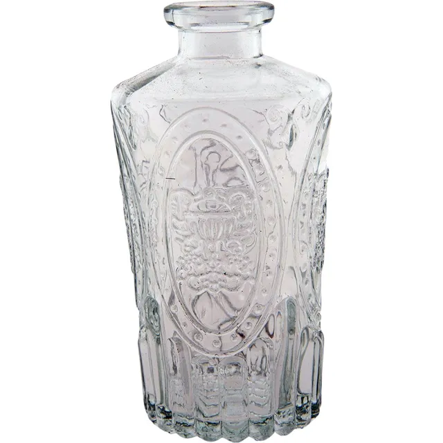 Clayre & Eef Vaas Ø 6x12 cm Glas Transparant