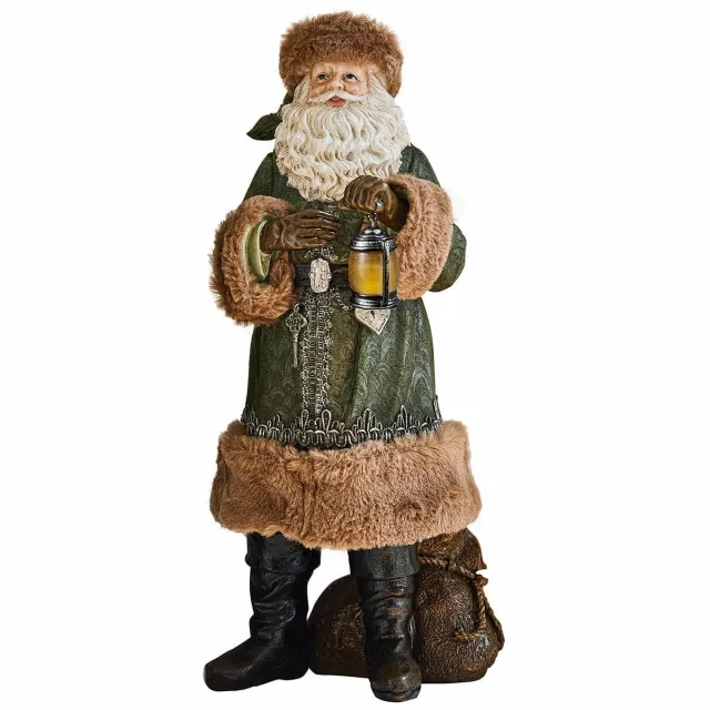 Loberon Sierkerstman Eddi bruin/groen