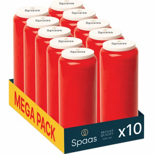 Spaas Noveenkaars 9 Dagen Rood - 10 x 1 stuk - Voordeelverpakking