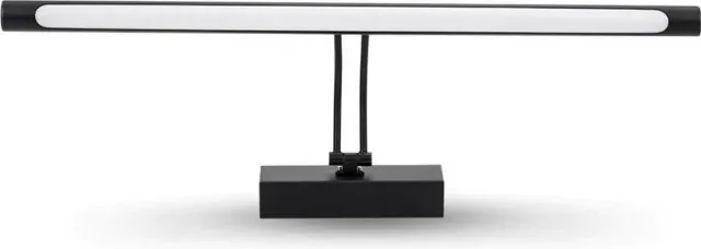 Vtw Living Spiegellamp - Badkamerverlichting - Badkamerlamp - Spiegel Verlichting - Spiegelverlichting - Badkamer - Mat Zwart - 55 cm