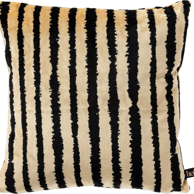 Hoii LORENZO | sierkussen 45x45 cm | Raven | zwart | multicolor | Hoii | met duurzame kussenvulling