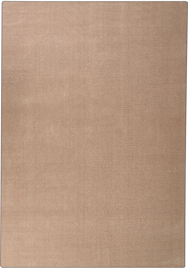 Beliani DEMRE - Shaggy vloerkleed - Zandbeige - 140 x 200 cm - Polyester