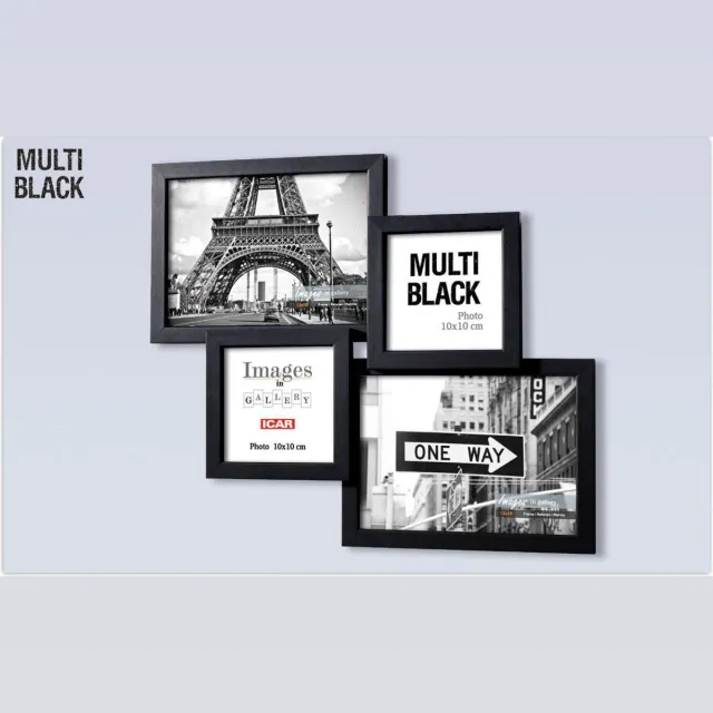 Icar Multi Fotolijst Black 43 Zwart