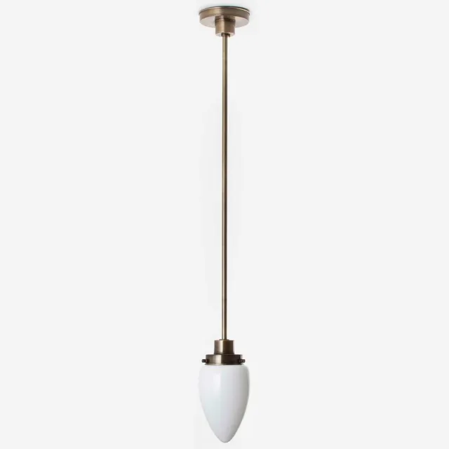 Coloured by Art Hanglamp Menhir Small 20's Brons - Art Deco Trade