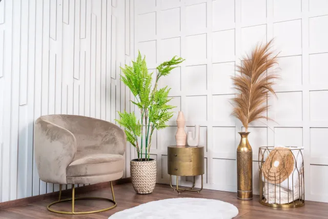 NeverLeafs Tropische Areca palm kunstplant - 160 cm gebloemd