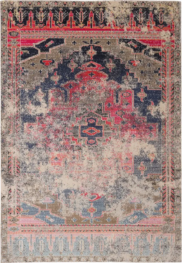 Pergamon Vloerkleed Designer Vintage Zoë Oriental Classic Gradient Blauw