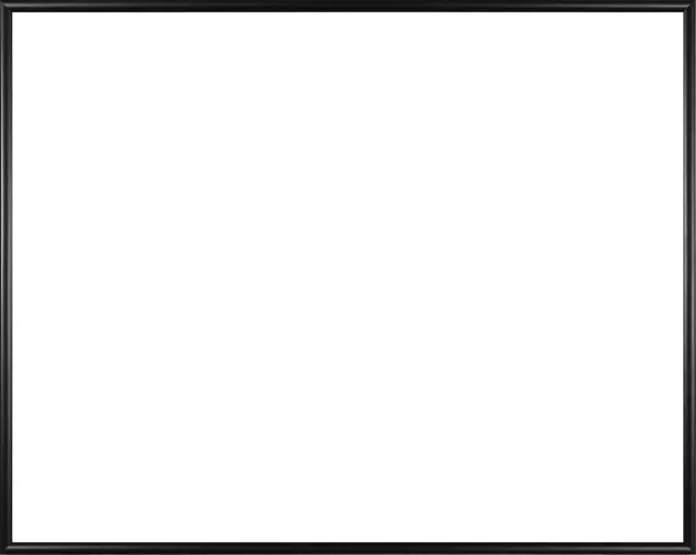 Homedecoration Easy – Fotolijst – Fotomaat 47x66 cm – Kunststof – Zwart mat