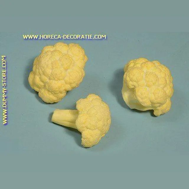 MilaNNE Bloemkool, 3 stronkjes (namaak) Creme