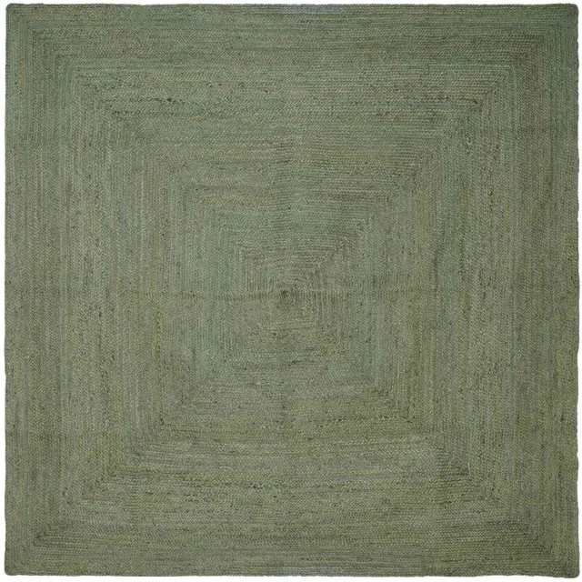 vidaXL Gebied - Tapijt - Olijfgroen - 300 - x - 300 - cm - Jute