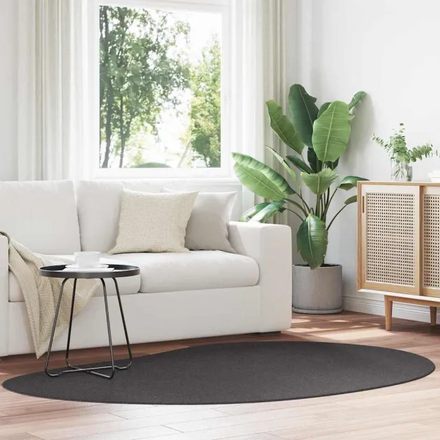 vidaXL Tapijt HUARTE Antraciet 140 x 200 cm Polyester, foto 2