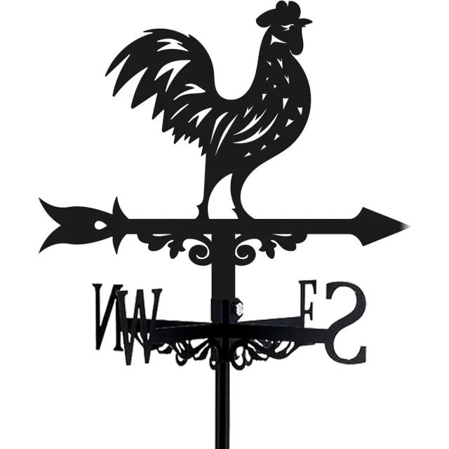 OUTARO Windwijzer - smeedijzeren windwijzer - decoratief - weerbestendig - geschikt voor tuinen en daken-FXB10