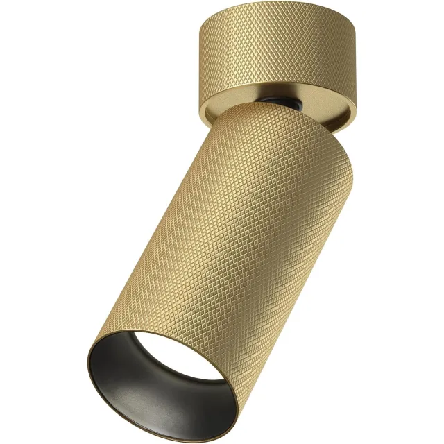 Maytoni plafondspot Artisan GU10 mat goud – draaibaar, aluminium