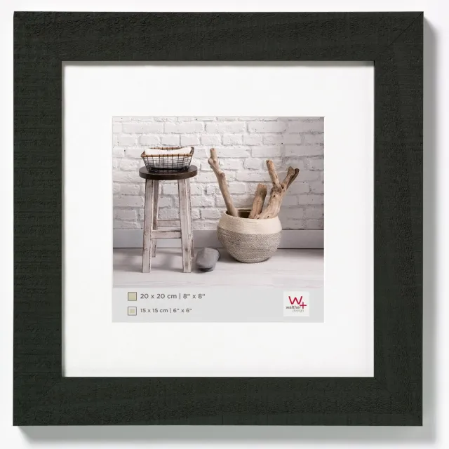 Walther Home - Houten lijst - Fotoformaat 20x20 cm - Zwart