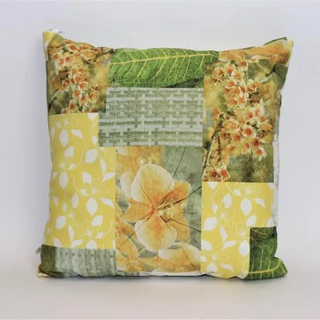 Madison sierkussen 45x45 cm Nancy yellow Geel