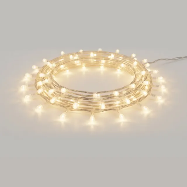 RALA 400 LED ijsregen lichtketting 10M warm wit - uitbreidbaar tot 5 sets, 8 lichtmodi met geheugenfunctie, IP44 voor binnen en buiten