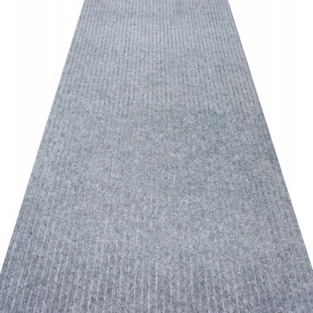 Eureka Home Deurmat per meter, 100 cm - antislip, vuilafstotend Grijs