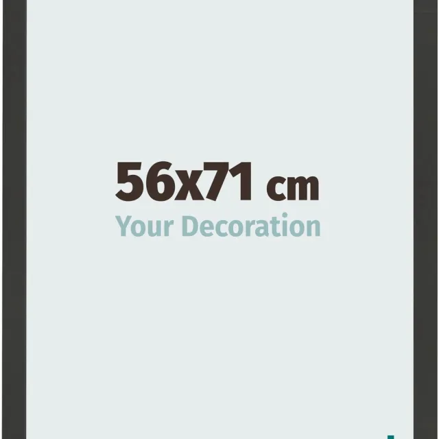 yd. Your Decoration - Fotolijst 56x71 cm - MDF - Zwart Houtnerf - Bologna