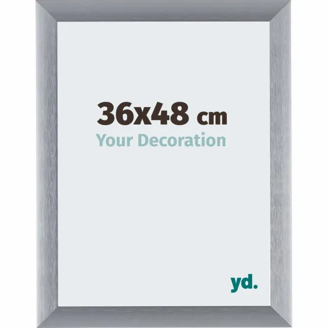 yd. Your Decoration - Fotolijst 36x48 cm - Aluminium - Zilver Geborsteld - Tucson