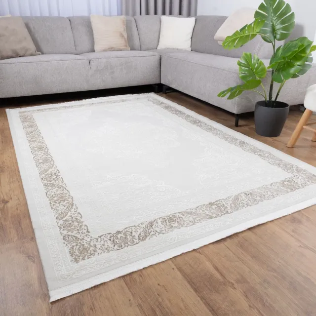 Koho Carpets Crème Tapijt Laagpolig Vloerkleed Koho Soft Lux - Modern - Woonkamer - Salon - Slaapkamer - Eetkamer