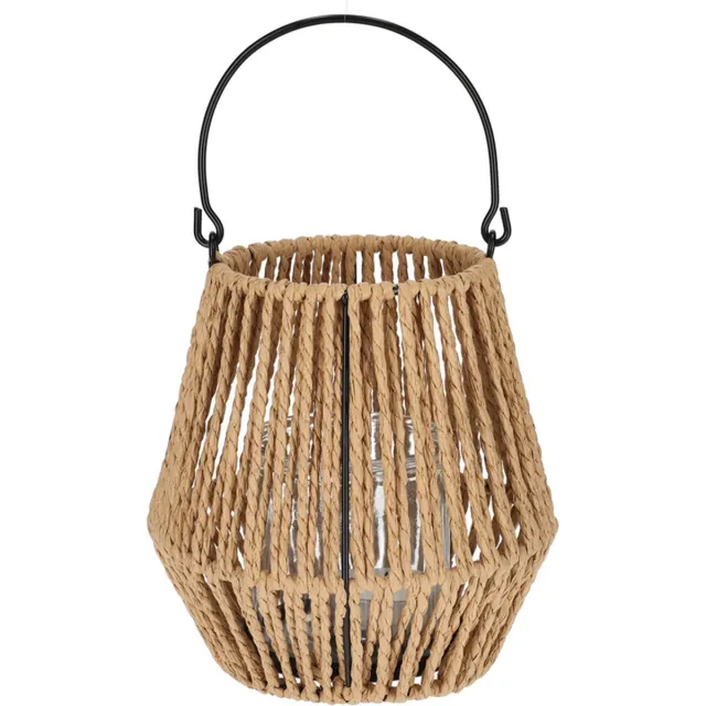 JENS Living Lantaarn jacky - 19 x 19 x 12,5 cm - Naturel