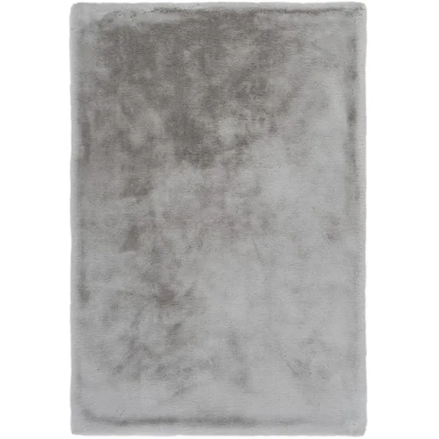 Dutch XXL Fluffy Vloerkleed | Tapijt | Heaven | Uni | Zilver | 120x170 cm