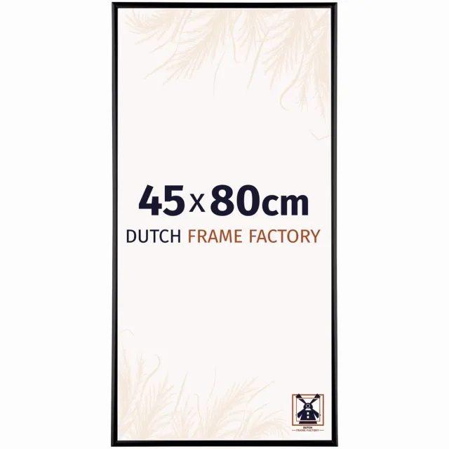 Dutch Frame Factory Fotolijst 45x80 cm - Aluminium - Zwart Mat - Kampen