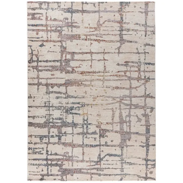Dutch XXL Laagpolig Vloerkleed | Tapijt | Jaka | Abstract | Crème/Multi | 160x230 cm