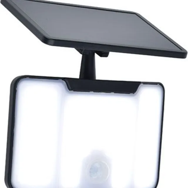 LUTEC Kombo Solar lamp met sensor voor buiten - LED - Zwart