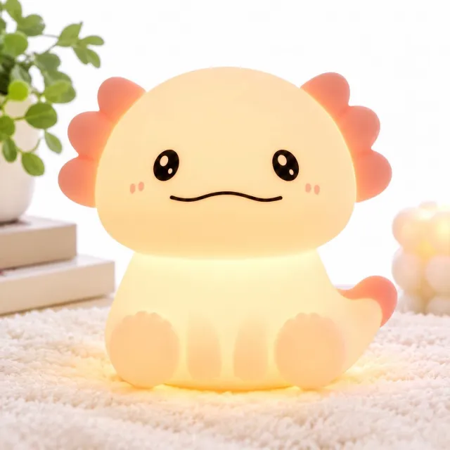 VHV Axolotl‑kindernachtlamp Wit