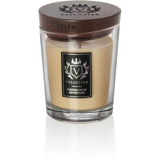 Vellutier Geurkaars Medium Madagascar Adventure - 12 cm / ø 9 cm Creme