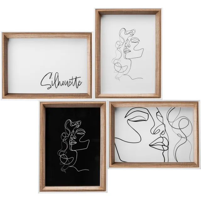 Walther Silhouette - Houten lijst galerij - Fotoformaat 4x13x18 cm - Beuken