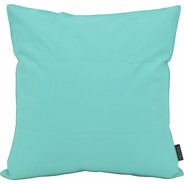 NOVÉE Zara Kussenhoes - Aqua | Outdoor / Buiten | 45 x 45 cm | Polyester Aquablauw