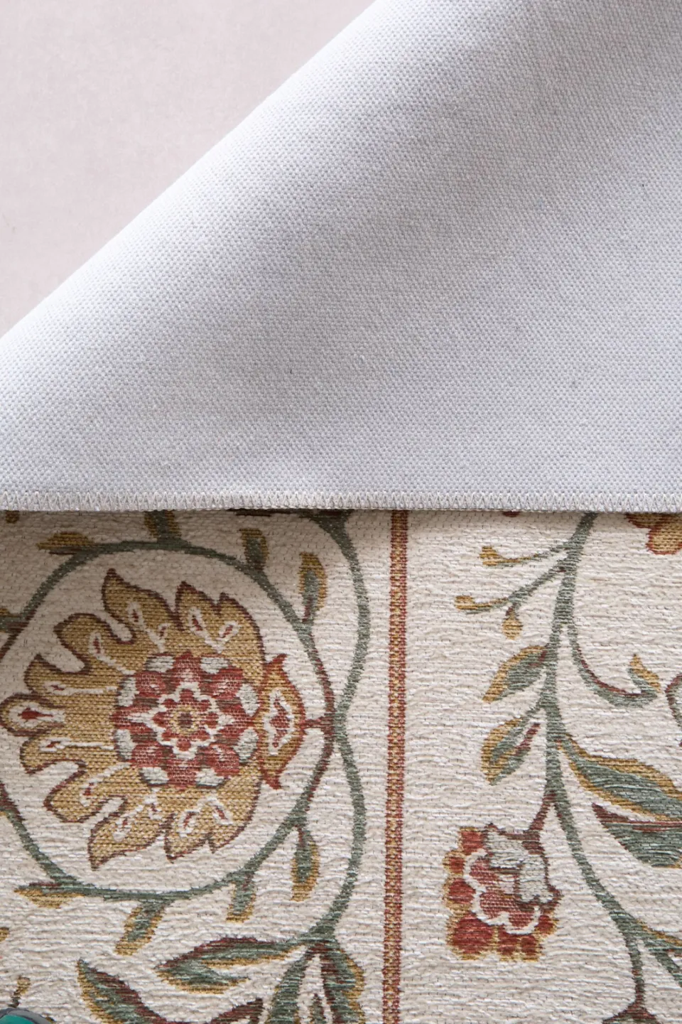 NOUS Living vloerkleed off white/rood, foto 2