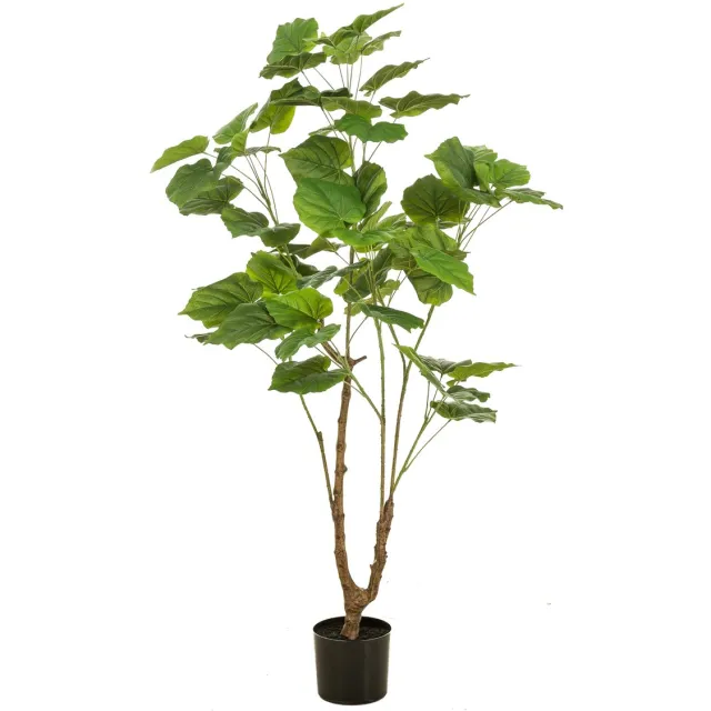 Emerald Ficus Umbrella boom 125 cm - Kunstplant Groen