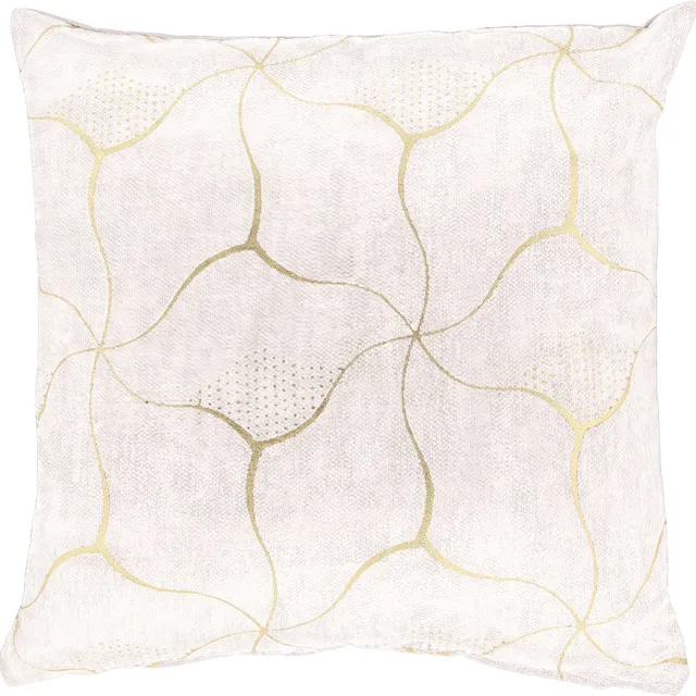 Unique Living Sierkussen Celina 45x45cm - Dove White Wit