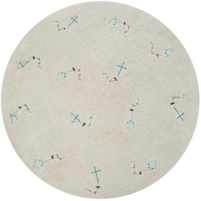 Puck Kite Vloerkleed - 90 cm - Creme Ecru 2
