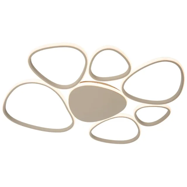 Lucide SAMLING - Plafonnière - LED Dimb. - CCT - 1x72W 2700K SAMLING Taupe