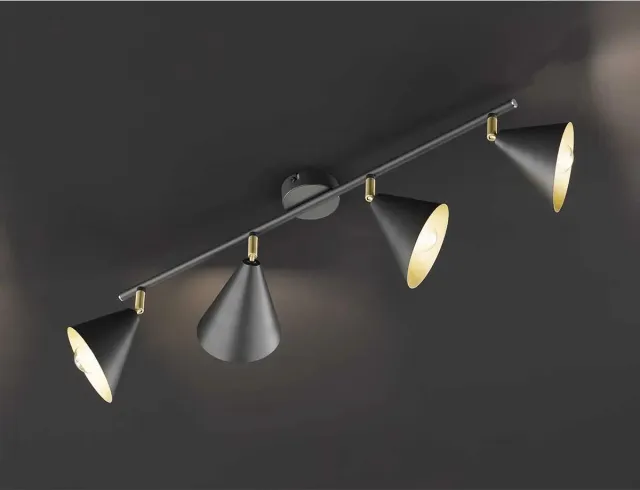 Wofi Plafondlamp Gloria Grijs 72 cm