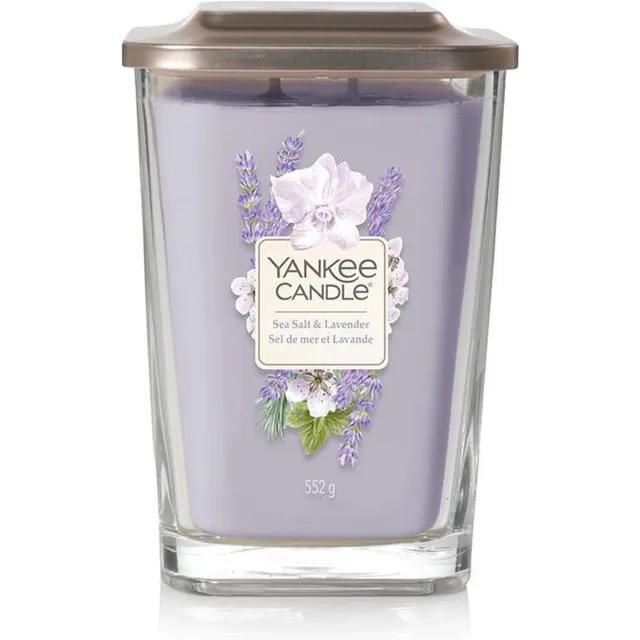 Yankee Candle Elevation Large Geurkaars - Sea Salt & Lavender lila