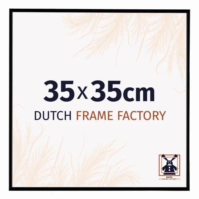 Dutch Frame Factory Fotolijst 35x35 cm - Kunststof - Zwart Mat - Easy