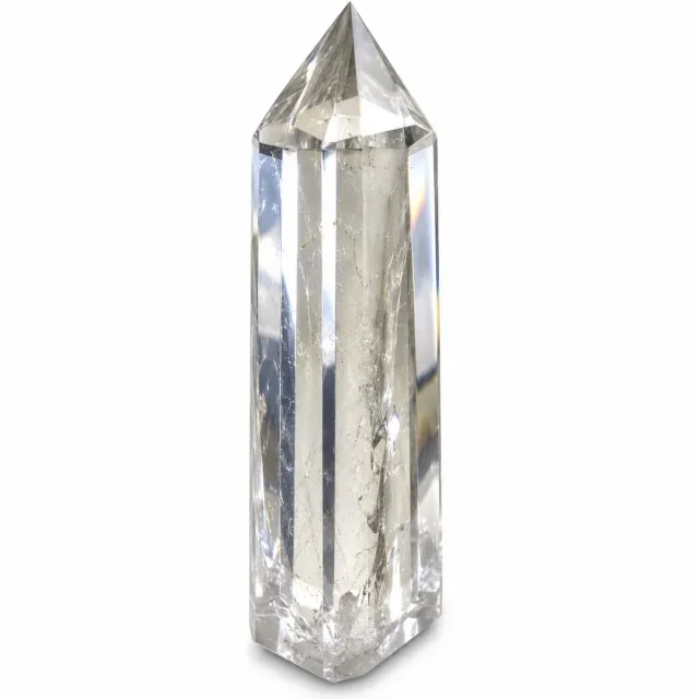 S4H Bergkristal Punt Gepolijst ±1 kg – Natuurlijke Edelsteen Obelisk – Kristal voor Energie, Helderheid, Meditatie & Interieur Bergkristal Helder AAA+