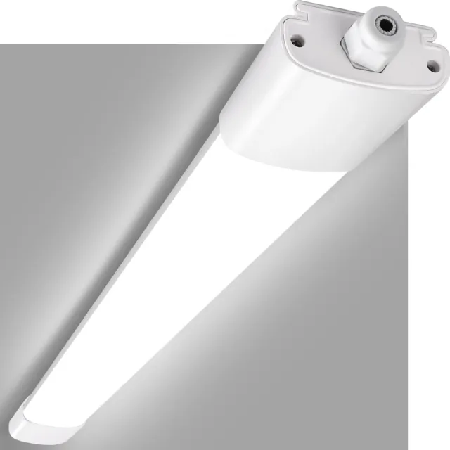Oraymin LED TL Armatuur Plafondlamp 87 cm – 30W 3300LM 4000K – IP66 – Koppelbaar – Garage Kelder Werkplaats Wit