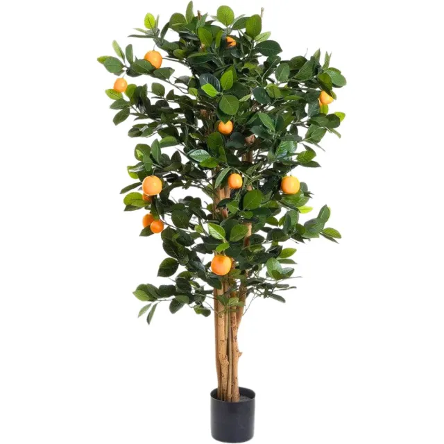 PrettyPlants Kunst Sinaasappelboom 120cm Groen