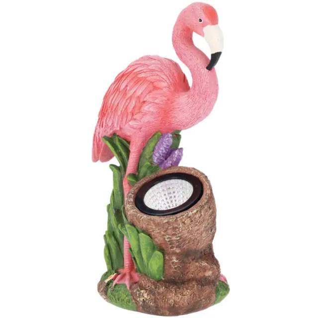 Pro Garden ProGarden - Tuinbeeld flamingo met reflector, 24 x 24 x 10,5 cm Multicolor
