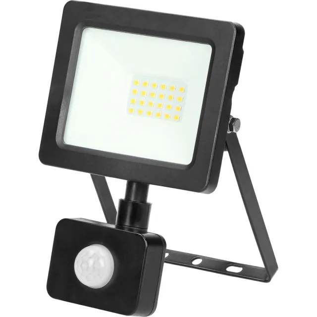 ORNO Schijnwerper met bewegingssensor - Tuinverlichting IP44 - Flootlight buiten 1500 lumen - Buitenverlichting 4000K - Zwart