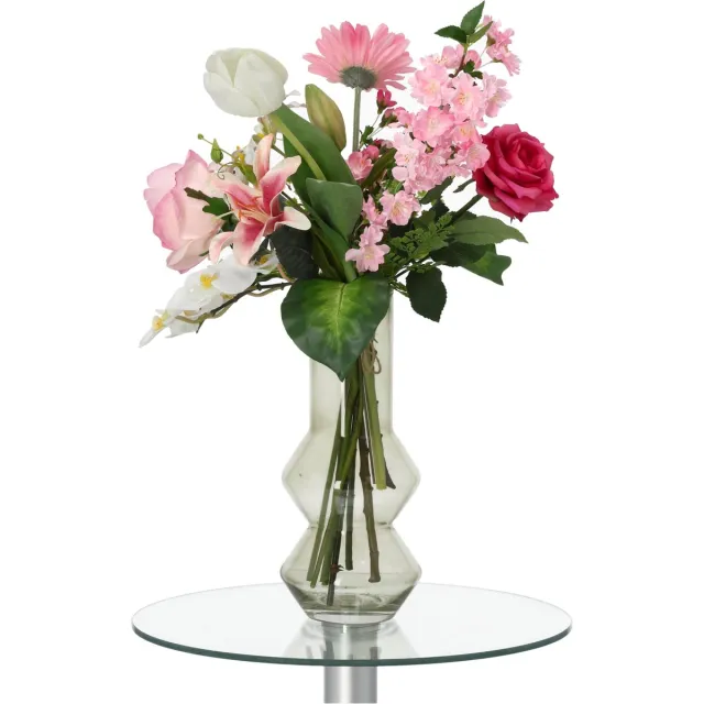 maxifleur Kunstplanten Handgebonden Kunstboeket Sophie Malaga Roze/Wit Meerkleurig