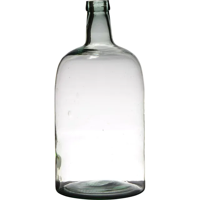 B Living Flesvaas Terri glas Ø19xh40cm grijs